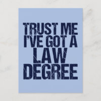 Trust Me Lawyer Funny Law School Afstuderen
