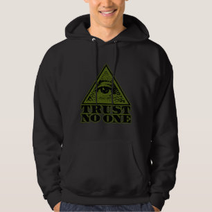 Trust No One ( gedempte blik) Hoodie