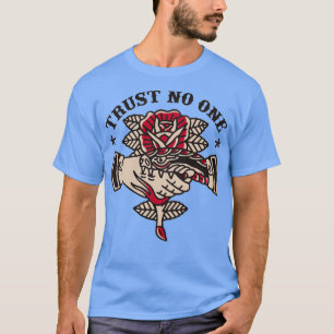 Trust No One Handshake Snake T-shirt