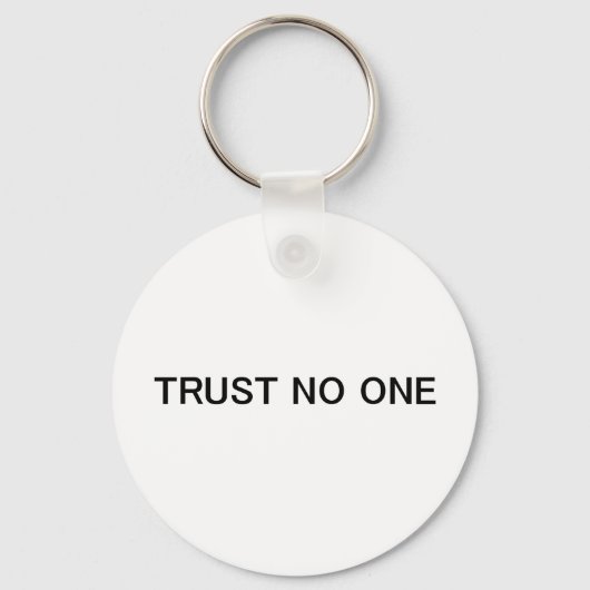 Trust No One Sleutelhanger (Voorkant)