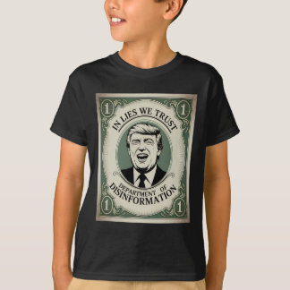 “trust Nobody” - Trump Nknote Parody 2  T-shirt