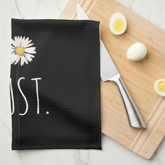 TRUST Text and Daisy Theedoek (Quarter Fold)