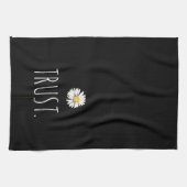 TRUST Text and Daisy Theedoek (Horizontaal)