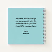 Trust The Magic of New Beginnings Spiral Notebook Notitieboek (Achterkant)