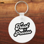 Trust The Process Key Chain Sleutelhanger (Achterkant)