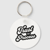 Trust The Process Key Chain Sleutelhanger (Achterkant)