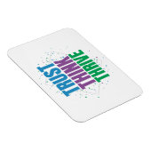 Trust Think Thrive – Motivational Quote Design Magneet (Rechterzijde)