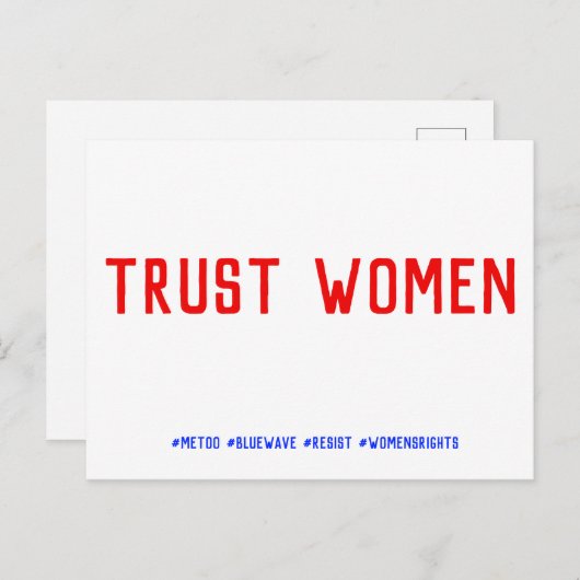 Trust Women Briefkaart (Voorkant / Achterkant)