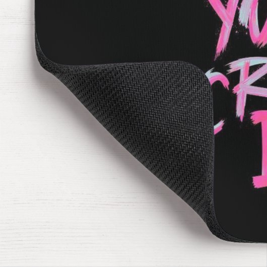 Trust Your Crazy Idea – Bold Motivational Mousepad Muismat (Hoek)