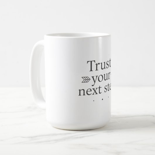 Trust Your Next Step Algorithm Mug (Devant gauche)
