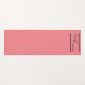 'Trust Yourself' - Black Lettering Yogamat (Voorkant (horizontaal))