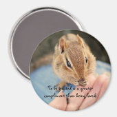 Trusting Chipmunk Magnet (Recto/Verso)