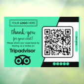 Trustpilot Review Verzoek met Scanbare QR-code Raamsticker (Vel 3)