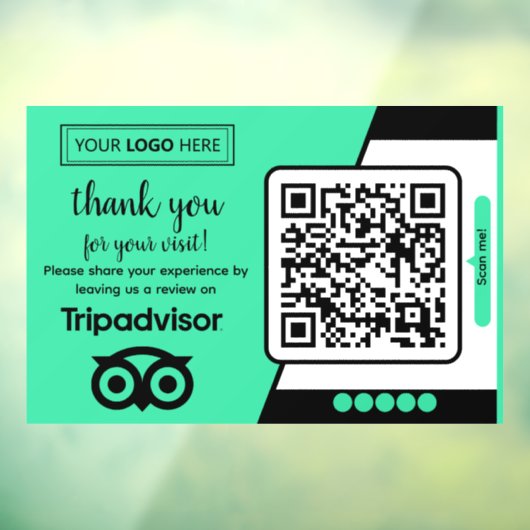 Trustpilot Review Verzoek met Scanbare QR-code Raamsticker (Vel 3)