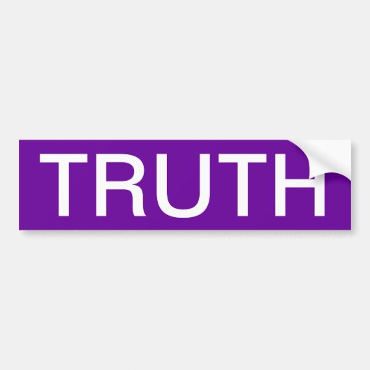 TRUTH BUMPERSTICKER (Voorkant)