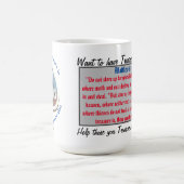"Truth Counts" (La vérité compte) Coffee Mug (Centre)