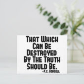 Truth Hurts Briefkaart (Staand voorkant)