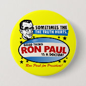 Truth Hurts Ron Paul Button (Voorkant)