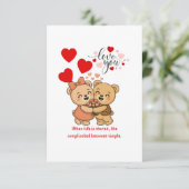 truth love card kaart (Staand voorkant)