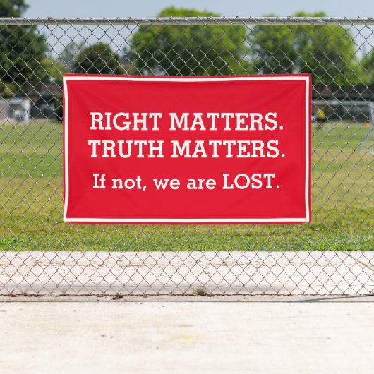 Truth Matets Impeachment Protest Sign Spandoek (Insitu)