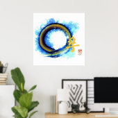 Truth on the Edge of Center, Enso Poster (Thuiskantoor)