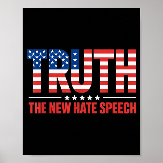 Truth The New Hate Speech Litical Correctness Usa  Poster (Voorkant)