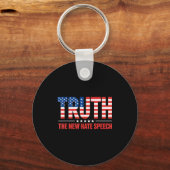 Truth The New Hate Speech Litical Correctness Usa Sleutelhanger (Voorkant)