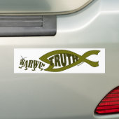 Truth Wins Bumpersticker (Op auto)