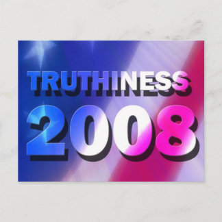 TRUTHINESS 2008 BRIEFKAART