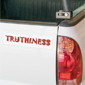 TRUTHINESS 2008 BUMPERSTICKER (Op Truck)