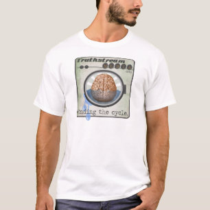Truthstream Media Brainwash Logo T-shirt