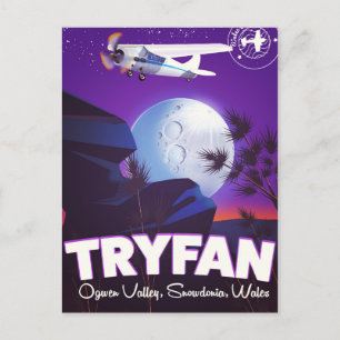 Tryfan, Ogwen Valley, Snowdonia, Wales Briefkaart