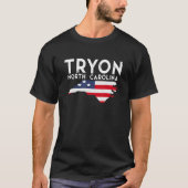 Tryon North Carolina USA State America Travel T-shirt (Voorkant)