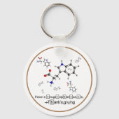 Tryptophan Molecule Sleutelhanger (Voorkant)