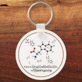 Tryptophan Molecule Sleutelhanger (Voorkant)