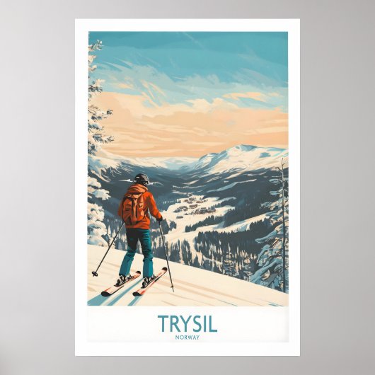 Trysil Ski décoration murale Ski Poster 1 (Devant)