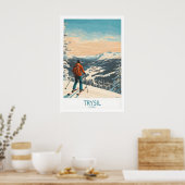 Trysil Ski décoration murale Ski Poster 1 (Cuisine)