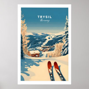 Trysil Ski Print Noorwegen Wintersport 1