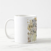 Tryzub Trident Ukraine Kitchen Koffiemok (Links)