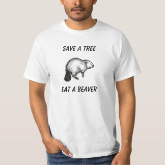 ts23, sparen een Boom, eet een Beaver T-shirt