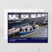 TS Arethusa, voorheen "Peking"-bootdek Briefkaart (Voorkant / Achterkant)