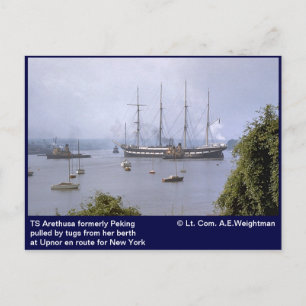 TS Arethusa voorheen Peking, Upnor Briefkaart