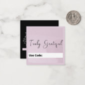 TS - CARTE DE REMERCIEMENTS (Devant/Arrière en situation)