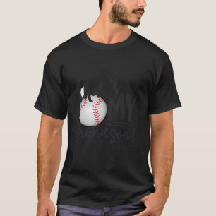 T'S Mijn kleinzoon daar honkbal T-shirt