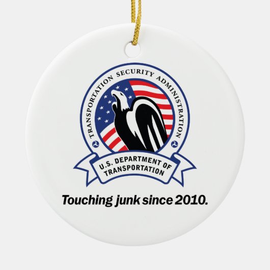 TSA Junk Keramisch Ornament (Voorkant)