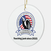 TSA Junk Keramisch Ornament (Links)