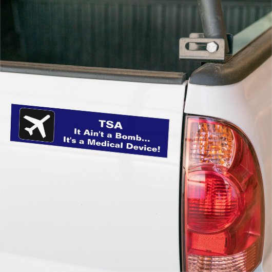 TSA Medical Device Bumpersticker (Op Truck)