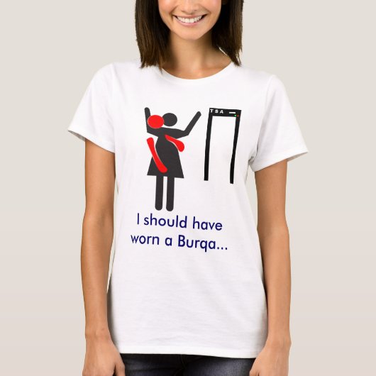 TSA Search Burqa T-shirt (Voorkant)