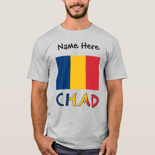 Tsaad en Tsjadische Vlag Persoonlijke Heren  T-shirt
