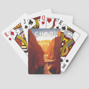 Tsaad Illustratie Reis Kunst Vintage Pokerkaarten